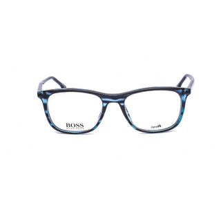 Hugo Boss BOSS 0966 Eyeglasses Blue Horn / Clear Lens-AmbrogioShoes