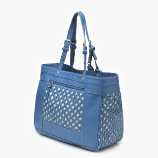 Isabella Fiore Handbag Bluebell Vintage Weave Tote (IFH102)-AmbrogioShoes