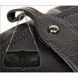 JP Tods Leather Evening Handbag Black (TD1743)-AmbrogioShoes