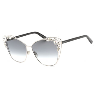 Jimmy Choo KYLA/S 25TH Sunglasses Palladium / Grey Shaded Women's-AmbrogioShoes