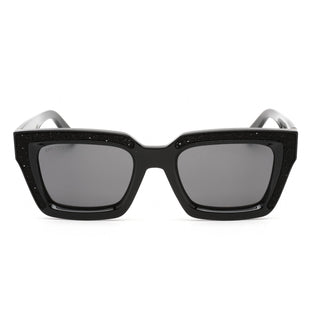 Jimmy Choo MEGS/S Sunglasses BLACK / SILVER MIRROR Women's-AmbrogioShoes