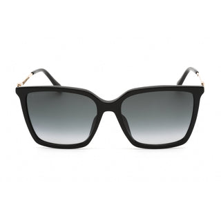 Jimmy Choo TOTTA/G/S Sunglasses BLACK / GREY SHADED-AmbrogioShoes