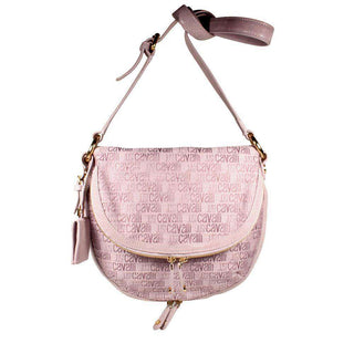 Just Cavalli Handbag Hobo Sling JC logo Pink Bag (JC199)-AmbrogioShoes