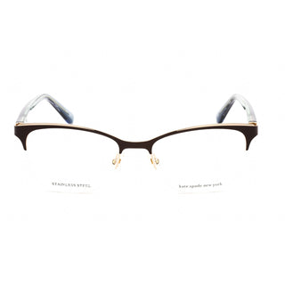 Kate Spade BRIEANA Eyeglasses BROWN TURQUOISE/Clear demo lens Unisex-AmbrogioShoes
