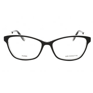 Liz Claiborne L 664 Eyeglasses BLACK CRYSTAL/Clear demo lens-AmbrogioShoes