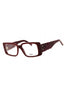 069 - shiny bordeaux/Clear demo lens