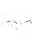 032 - Shiny Pale Gold / Dark Havana/Clear demo lens