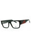 096 - shiny dark green/Clear demo lens