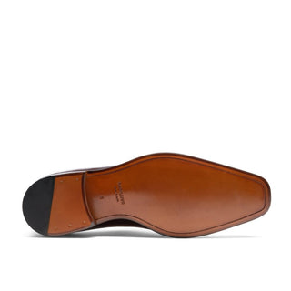 Magnanni 20702 Crucero Men's Shoes Cognac Calf-Skin Leather Whole-cut Oxfords (MAG1045)-AmbrogioShoes