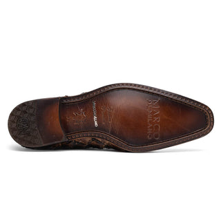 Marco Di Milano Criss Men's Shoes Clear Brown Genuine Pirarucu Dress Oxfords (MDM1155)-AmbrogioShoes