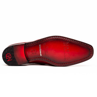 Marco Di Milano Merida Red Oxfords Lizard & Caiman Crocodile Shoes (MDM1133)-AmbrogioShoes