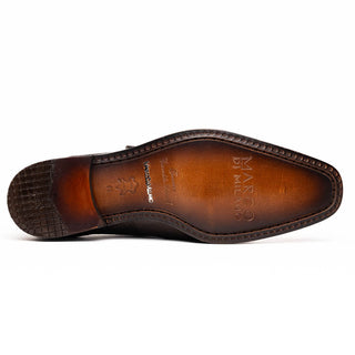 Marco Di Milano Toluca Brown Monk Strap Lizard & Crocodile Shoes (MDM1130)-AmbrogioShoes
