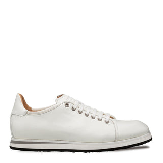 Mezlan Cartuja 21153 Men's Shoes White Hi-Shine Calf-Skin Leather Casual Sneakers (MZ3710)-AmbrogioShoes