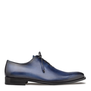 Mezlan Cupula 20933 Men's Shoes Blue Calf-Skin Leather whole-Cut Oxfords (MZ3690)-AmbrogioShoes