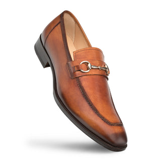 Mezlan E20482 Men's Shoes Brown Calf-Skin Leather Ornament Horse bit Loafers (MZ3502)-AmbrogioShoes