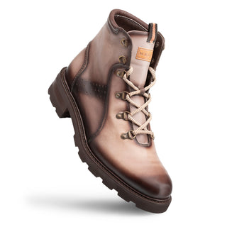 Mezlan R20409 Men's Shoes Taupe & Brown Calf-Skin Leather Hiking Boots (MZ3516)-AmbrogioShoes