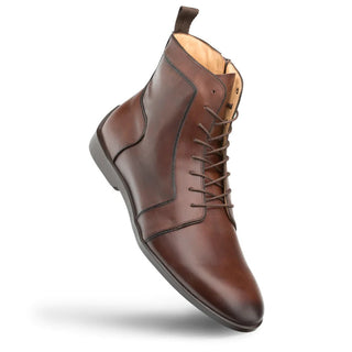 Mezlan R20475 Men's Shoes Brown Calf-Skin Leather Casual High-Top Boots (MZ3540)-AmbrogioShoes