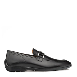 Mezlan R20487 Men's Shoes Black Calf-Skin Leather Slip-On Driver Loafers (MZ3637)-AmbrogioShoes