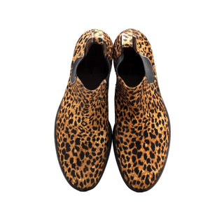 Mister Otos 40179 Men's Shoes Leopard Print Chealsea Boots (MIS1143)-AmbrogioShoes