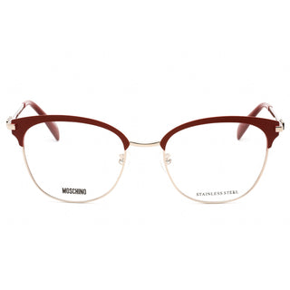 Moschino MOS523/F Eyeglasses RED/Clear demo lens-AmbrogioShoes