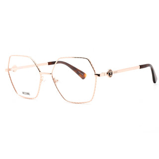Moschino MOS593 Eyeglasses GOLD COPPER / Clear demo lens-AmbrogioShoes