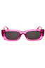 3007 - Pink transparent / Dark grey