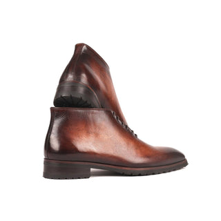 Paul Parkman 791BRW24 Men's Shoes Brown Calf-Skin Leather Ankle Boots(PM6261)-AmbrogioShoes