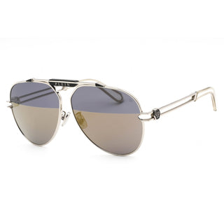 Philipp Plein SPP048M Sunglasses Silver / Grey Gold Women's-AmbrogioShoes