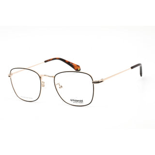 Polaroid Core PLD D377/G Eyeglasses Gold Brown / Clear Lens Unisex-AmbrogioShoes