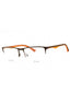 090L - SHINY DARK BROWN/Clear demo lens