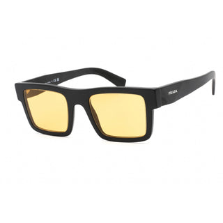 Prada 0PR 19WS Sunglasses Matte Black/Yellow-AmbrogioShoes