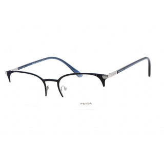 Prada 0PR 57YV Eyeglasses Matte Blue/Clear demo lens-AmbrogioShoes