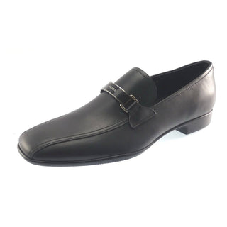 Prada 4D2823-ASK Men's Shoes Black Calf-Skin Leather Slip-On Loafers (PRM1019)-AmbrogioShoes
