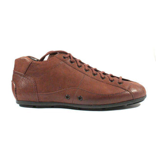 Prada Mens Shoes Brown Color Leather Sports Shoes 2T1559 (PRM13)-AmbrogioShoes