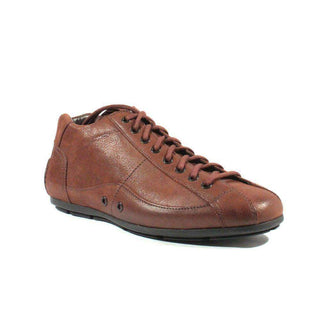 Prada Mens Shoes Brown Color Leather Sports Shoes 2T1559 (PRM13)-AmbrogioShoes