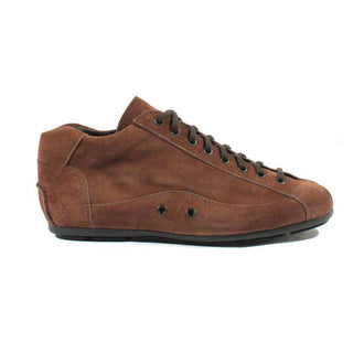 Prada Mens Shoes Tobacco Color Suede Sports Shoes 2T1559 (PRM15)-AmbrogioShoes
