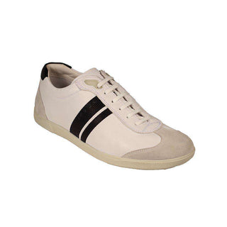 Prada Milano Mens Shoes White Sneakers (PRM68)-AmbrogioShoes