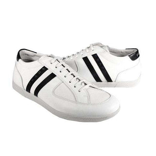 Prada Sports Mens Shoes White/Black Sneakers 4E1806 (PRM36)-AmbrogioShoes