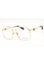 0400 - Polished yellow gold/Clear demo lens