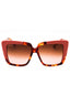 641 - RED TORTOISE/ROSE/Brown Gradient