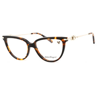 Salvatore Ferragamo SF2946 Eyeglasses DARK TORTOISE/Clear demo lens-AmbrogioShoes