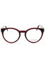 612 - TRANSPARENT BURGUNDY/clear demo lens