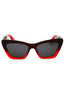 615 - TRANSPARENT DARK RED GRADIENT/Smoke