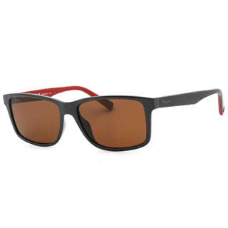 Salvatore Ferragamo SF938S Sunglasses DARK GREY/RED / Amber-AmbrogioShoes
