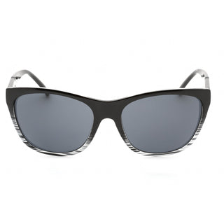 Calvin Klein Retail R655S Sunglasses BLACK STRIPES / grey