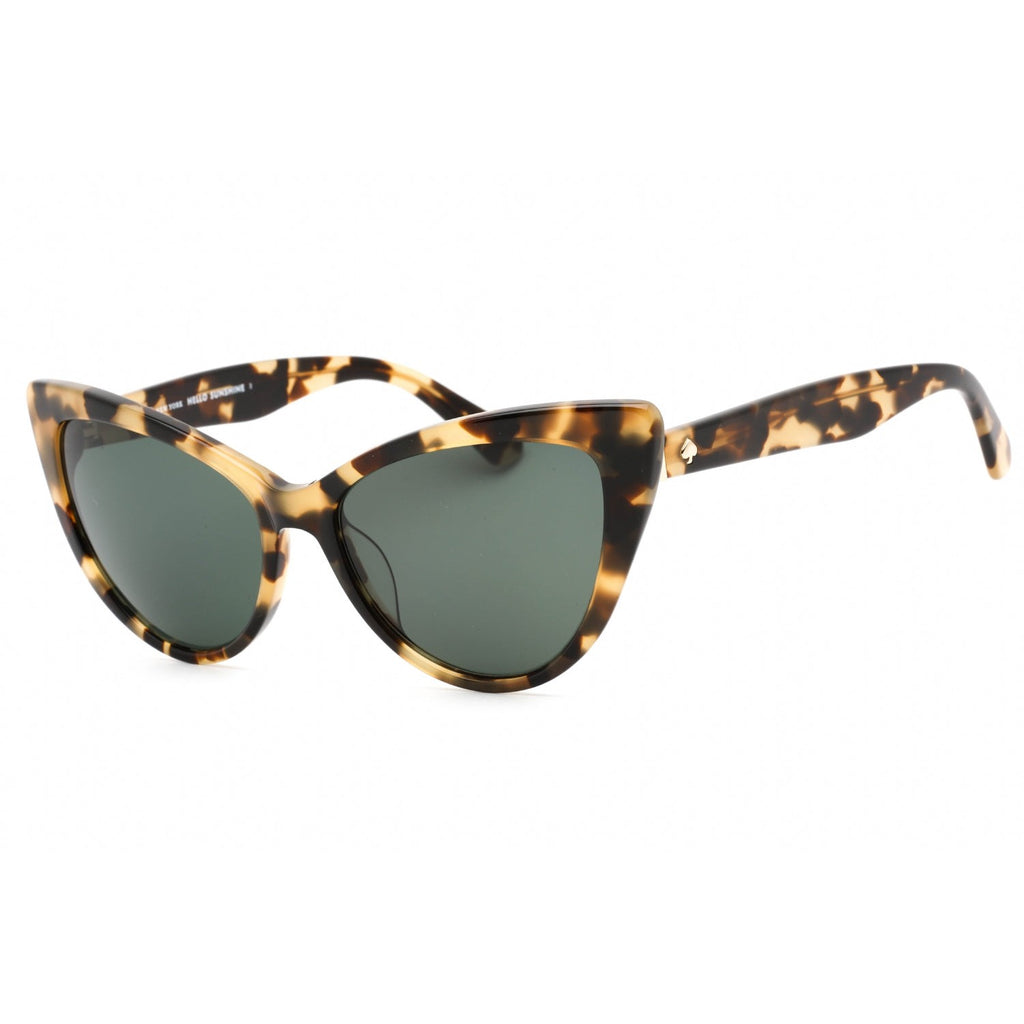 Kate Spade Karinas Sunglasses Dark Havana Qt Green Dellamoda 5135