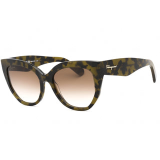 Salvatore Ferragamo SF1061S Sunglasses TORTOISE GREEN / Brown Gradient
