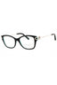 8055 - Black on Tiffany Blue/clear demo lens
