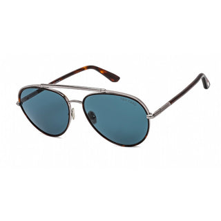 Tom Ford FT0748 Sunglasses Red Havana / Blue-AmbrogioShoes
