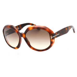 Tom Ford FT1011 Sunglasses dark havana / gradient smoke-AmbrogioShoes